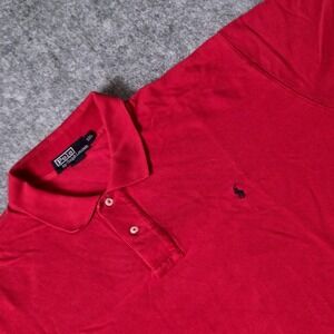 Polo by Ralph Lauren‎ XXL Red Polo Shirt Classic Fit Mens